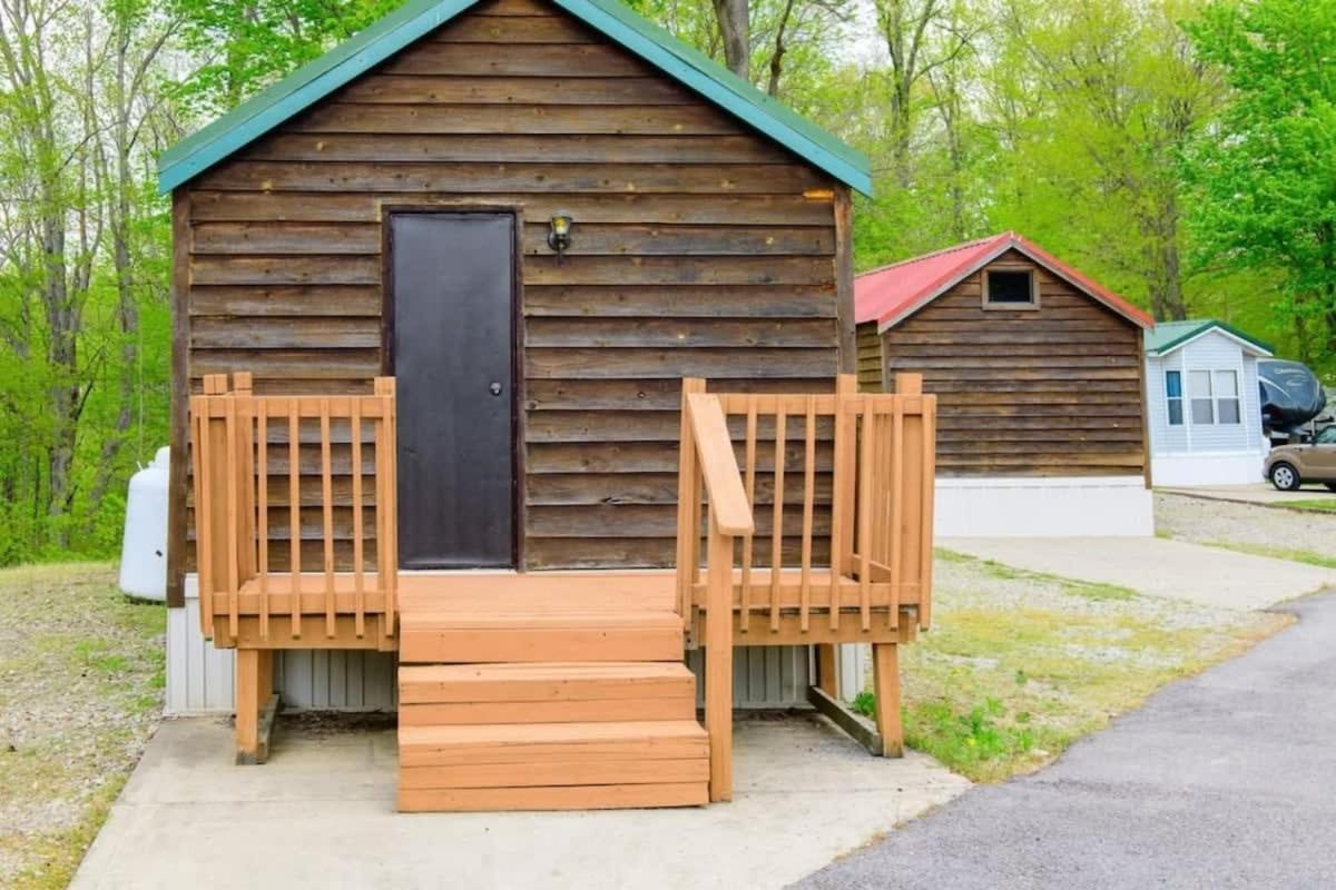 Charming Log Cabin In Bloomington Extérieur photo